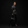 Soft Grainy Leather Trench