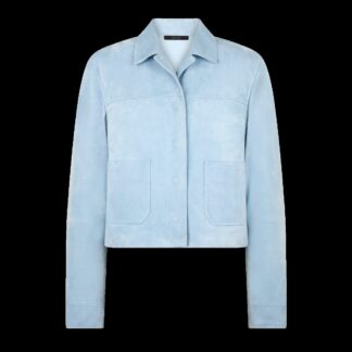Soft Lamb Suede Overshirt Jacket