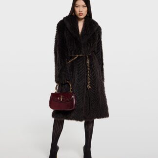 Soft Long Shearling Coat