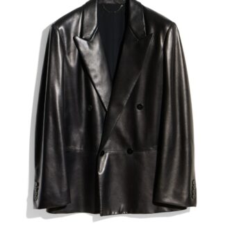 Soft Nappa Double Breasted Jacket