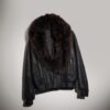 Soft Shearling Bomber Jacket