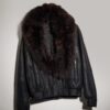 Soft Shearling Bomber Jacket