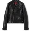 Soft Shiny Leather Jacket