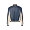 Sporty Leather Track Top