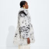 Spotted Curly Shearling Coat