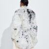Spotted Curly Shearling Coat