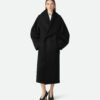Stretch Wool Long Coat