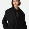 Stretch Wool Short Coat
