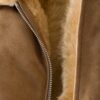 Suede And Shearling Bomber Jacket