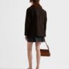 Suede And Shearling Caban Jacket