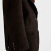 Suede And Shearling Caban Jacket