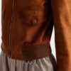 Suede Blouson Jacket