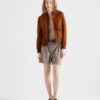 Suede Blouson Jacket
