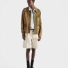 Suede Blouson Jacket