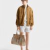 Suede Blouson Jacket