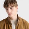 Suede Blouson Jacket