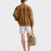 Suede Blouson Jacket