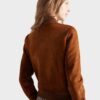 Suede Blouson Jacket