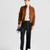 Suede Bomber Jacket
