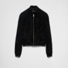 Suede Bomber Jacket