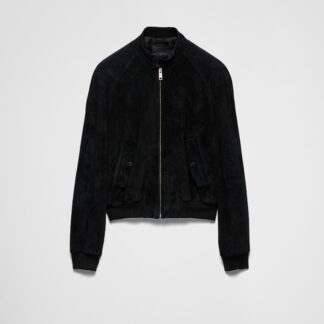 Suede Bomber Jacket
