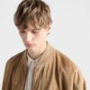 Suede Bomber Jacket
