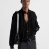 Suede Bomber Jacket