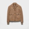 Suede Bomber Jacket