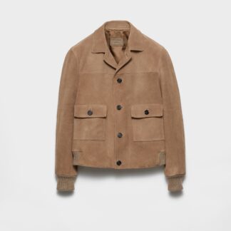 Suede Bomber Jacket