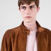 Suede Bomber Jacket