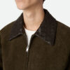 Suede Leather Blouson