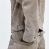 Suede Leather Jacket Gray Seal