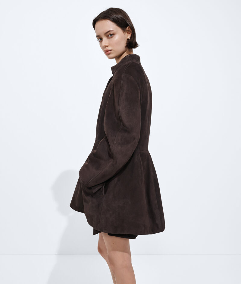 Suede Leather Jacket Intense Carrubo