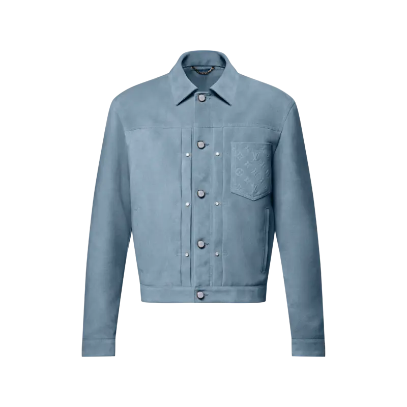 Suede Leather Type Ii Trucker Jacket
