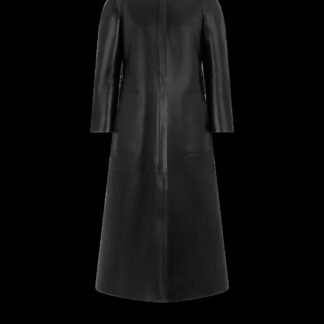 Supple Soft Nappa And Washed Duchesse Biker Coat