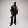 Treated Bull Leather Jacket