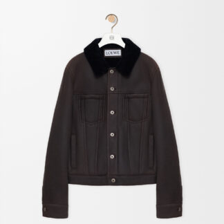 Trucker Jacket In Shearling