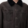 Trucker Jacket In Shearling