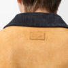 Trucker Jacket In Suede Goat Skin