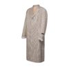 Striped Wool and Silk Coat reference view 3
