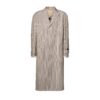 Striped Wool and Silk Coat reference view 1