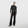 Washed Stretch Nappa Leather Jacket