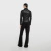 Washed Stretch Nappa Leather Jacket
