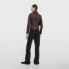 Washed Stretch Nappa Leather Jacket