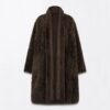 Wavy Lamb Shearling Reversible Cocoon Coat