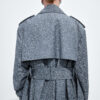 Wool And Mohair Trench Coat