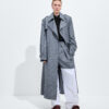 Wool And Mohair Trench Coat