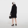 Wool Natte Coat With Double G Button