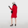 Wool Natte Coat With Double G Button