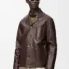 Workwear Jacket In Nappa Lambskin